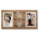 Moldura para fotos Calibron Personalized Wedding Mr & Mrs 4x6 Moldura para fotos Calibron Personalized Wedding Mr & Mrs 4x6