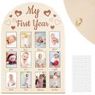 Moldura para fotos DACO MIN My 1st First Year Walnut Finish