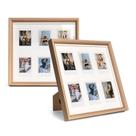 Moldura para fotos MUZIRI KINOKOO Instax Mini Square Wood 27,5x27,5 cm