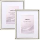 Moldura para fotos YipinYin Classy banhada a prata 20x25cm, pacote com 2