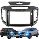 Moldura para hyundai creta painel multimídia 2 din 9 polegadas de 2016 a 2020 preto completa 89/n15