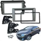 Moldura para painel multimídia 7 e 9 polegadas toyota corolla grafite dvd 2din mp5 2009 a 2013 Moldura para painel multimídia 7 e 9 polegadas toyota corolla grafite dvd 2din mp5 2009 a 2013