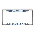 Moldura para Placa de Carro FANMATS Kansas City Royals Cromada Moldura para Placa de Carro FANMATS Kansas City Royals Cromada