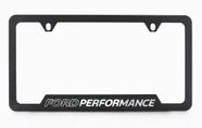 Moldura para Placa Ford Performance Cromada Preta 30x15 cm