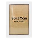 Moldura Para Quadro Decorativo 30x50cm Foto Quebra-Cabeça com Vidro - Várias Cores