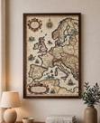 Moldura Para Quebra Cabeça Imbuia marrom escuro, 54x74cm 1000 Peças Mdf Moldura Para Quebra Cabeça Imbuia marrom escuro, 54x74cm 1000 Peças Mdf