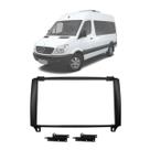 Moldura para tela de 8 padrao pioneer mercedes benz sprinter 13/19 - preto md