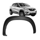 Moldura Paralama Vão de Roda Renault Kwid 2017 até 2026 Dianteiro Preto Texturizado