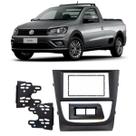 Moldura Preta Embutir Painel Central Multimídea Ar Suporte Dvd Player Encaixe Padrão 2 Din Moldura Preta Embutir Painel Central Multimídea Ar Suporte Dvd Player Encaixe Padrão 2 Din
