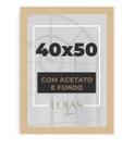 Moldura Quadro 40x50cm Com Acetato Poste Certificado fotos Imagem -