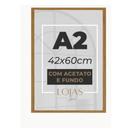 Moldura Quadro A2 42x60 Com Acetato Poste Certificado