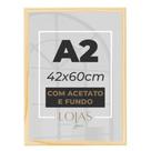 Moldura Quadro A2 42x60 Com Acetato Poste Certificado Moldura Quadro A2 42x60 Com Acetato Poste Certificado