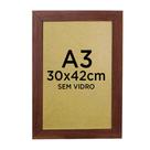 Moldura Quadro A3 30x42 Diploma Certificado Foto Sem Vidro - Várias Cores