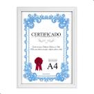 Moldura Quadro A4 20x30 Porta Certificado Diploma Foto Parede