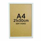 Moldura Quadro A4 21x30 Diploma Certificado Foto Sem Vidro - Várias Cores