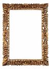 Moldura Quadro Madeira Entalhada Folhada A Ouro 55x75 cm