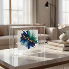 Moldura Quadro Porta Maternidade em Acrílico transparente para fotos e Souvenirs