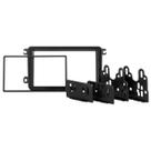 Moldura Rádio 2 Din Amarok / Gol G7 / Saveiro / Fusca / Jetta 03 a 17 Preto