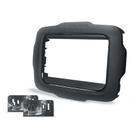 Moldura Rádio 2 Din Mp5 Renegade Preto Soft Emborrachado