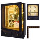 Moldura Shadow Box KWYADLUO 11x16 com acrílico preto claro Moldura Shadow Box KWYADLUO 11x16 com acrílico preto claro