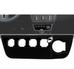 Moldura Suporte Porta Botões 4 Posições Gol Voyage Saveiro G6 Preto
