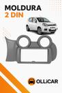 Moldura Uno Vivace 7pol 2Din. Uno Vivace 2011-2014 Moldura Uno Vivace 7pol 2Din. Uno Vivace 2011-2014