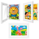 Molduras de arte para crianças NEUERMOND, 10 x 12,5 polegadas, pacote com 3 (brancas) Molduras de arte para crianças NEUERMOND, 10 x 12,5 polegadas, pacote com 3 (brancas)