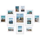 Molduras para fotos, colagem, decoração de parede, Vittanly, pacote com 12, branco