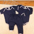 Moletinho 3 peças Conjunto Roupa Bebe Menina Menino Confortável