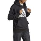 Moletinho Capuz Adidas Essentials Big Logo Cor: Preto E Branco - Tamanho: GG