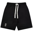 Moletinho preto lisa bermuda infantil masculina cargo com regulagem cintura