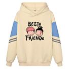 Moletom ACEFAST INC Itadori Yuji Best Friend unissex bege Moletom ACEFAST INC Itadori Yuji Best Friend unissex bege
