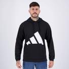 Moletom Adidas Big Logo com Capuz Preto