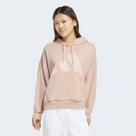 Moletom Adidas Logo com Capuz Feminino Rosa