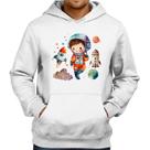 Moletom Astronauta Criança e Foguetes - Foca na Moda