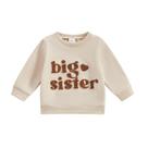 Moletom Ayalinggo Big Sister Toddler Big Sis Little Sis
