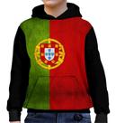 Moletom Bandeira Portugal Infantil UNISSEX Blusa canguru