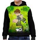 Moletom Ben 10 Infantil UNISSEX Herois Desenho Blusa canguru