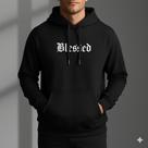 Moletom Blessed Estampa Gótica Dark Unissex Flanelado Quente