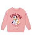 Moletom Bluey Girls Bingo Friends Forever Pink 2T
