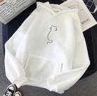 Moletom Blusa Canguru Unissex Anime Gatinho Tumblr