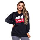 Moletom Blusa Casaco Frio Algodão Unissex Bordado Snoopy