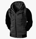 Moletom Blusa De Frio Jaqueta De Zíper Slim Casaco Com Capuz Masculino Feminino