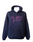 Moletom Blusa Frio Feminino Casaco Capuz Amor Fé Esperança Moletom Blusa Frio Feminino Casaco Capuz Amor Fé Esperança