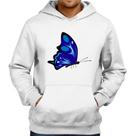 Moletom Borboleta Azul - Foca na Moda