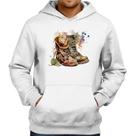 Moletom Botas e Chapéu Retrô - Foca na Moda