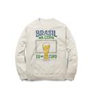 Moletom Brasil Na Copa Eu No Copo - Moletom Brasil Na Copa Eu No Copo -