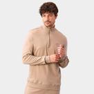 Moletom Calvin Klein Meio Zíper Suedine Masculino