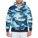 Moletom Camuflado Masculino Blusa de Frio Com Capuz Flanelada Casaco com Bolsos Laterais Moletom Camuflado Masculino Blusa de Frio Com Capuz Flanelada Casaco com Bolsos Laterais