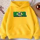 Moletom Canguru Adulto Brasil Macrame 1012 Blusão Copa Do Mundo Hexa 2026